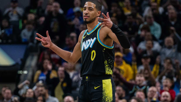 Indiana Pacers guard Tyrese Haliburton